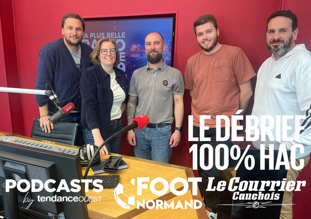Florian Hedouin, alias Floqe, de la Fédération des supporters, et Corentin Vrel, de Doyen Le Média, sont les invités de Célia Caradec (Tendance Ouest), Luc Gallais (Le Courrier Cauchois) et Mathieu Billeaud (Foot Normand).