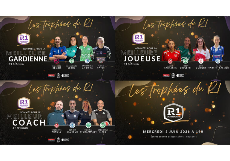 Et les nommées pour les Trophées R1 féminin sont...