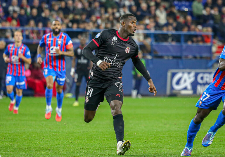 Alors qu'il n'avait pas encore marqué de la saison, en championnat, Sérigné Faye est devenu le héros du peuple des « Diables Rouges », ce vendredi soir. ©Photo d'archives