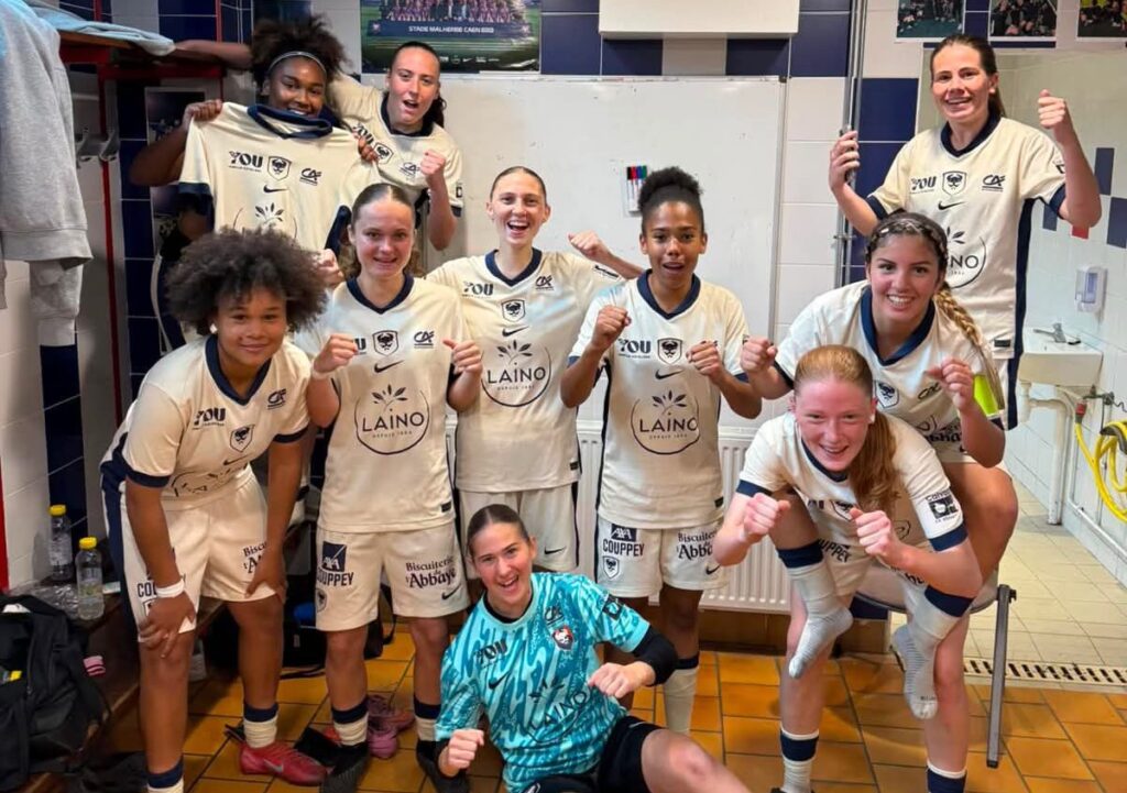 Large vainqueur du championnat de R1, les U18 du Stade Malherbe aspirent à retrouver le niveau national qu’elles ont quitté l’an dernier. ©SM Caen