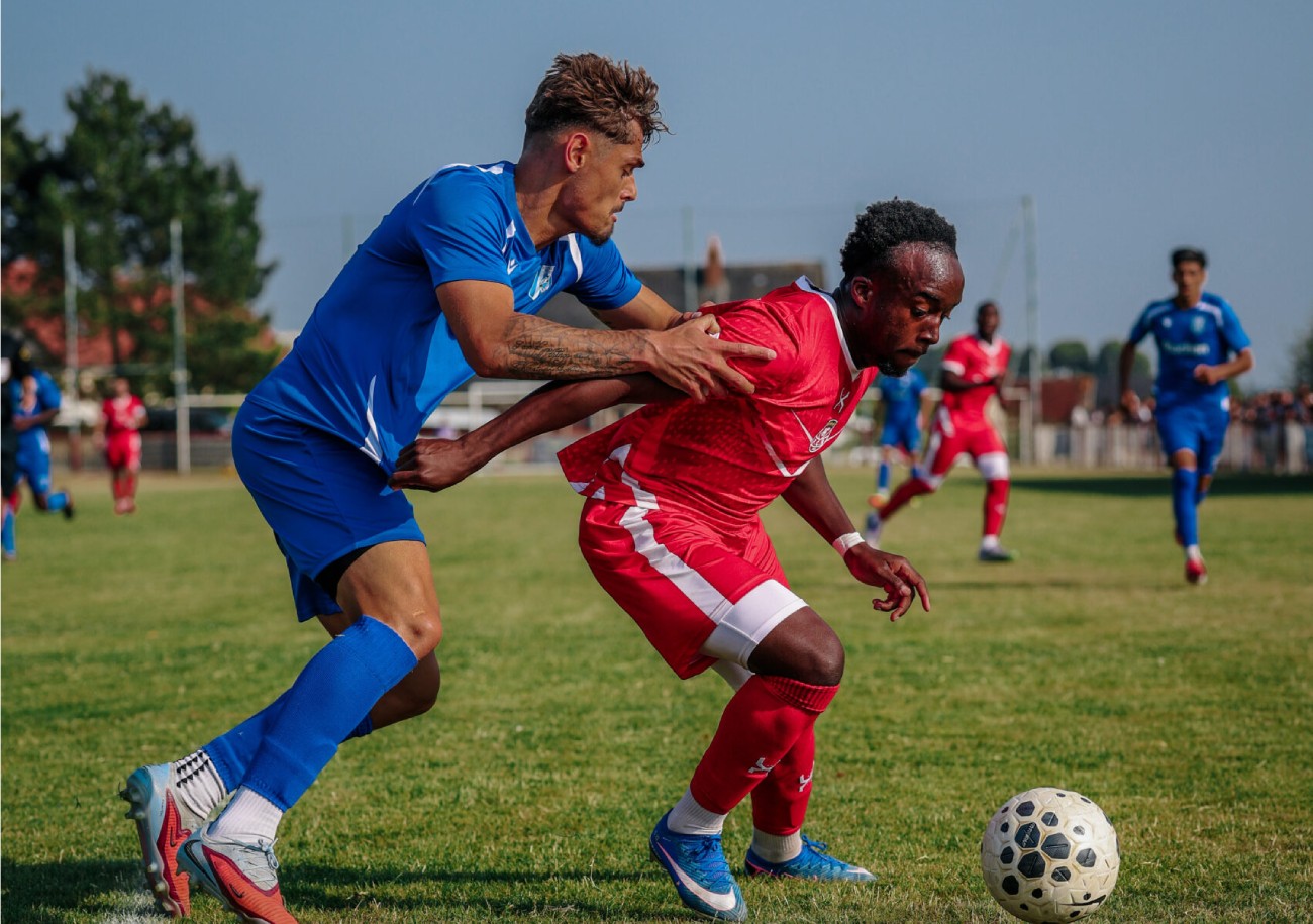 Après un court passage à QRM et un intermède en N2 au RC Grasse, Ibrahima Samoura a été convaincu par Régis Brouard de signer au FC Rouen. ©Clémence Hédin