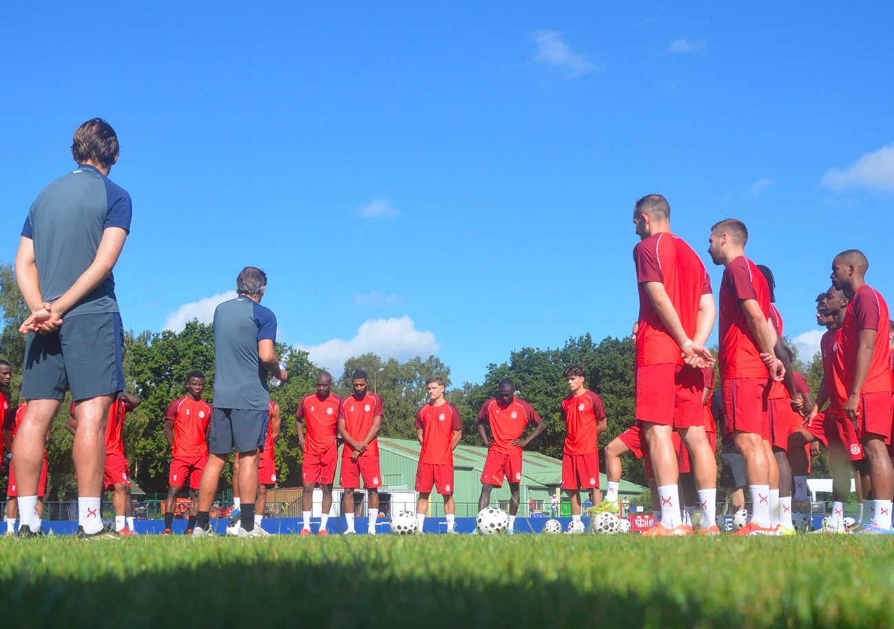 A l'heure de la reprise de l'entraînement, ce lundi, déjà la moitié de l'effectif de Régis Brouard a été renouvelé. ©Bernard Morvan / FCR