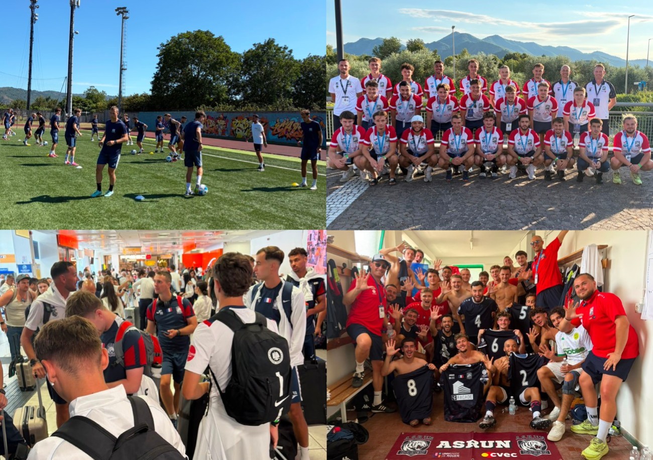 Actuellement en Italie dans le cadre des European Universities Games 2026, les joueurs de la faculté de Rouen ont brillamment passé la phase de poule et sont en course pour le titre continental.
