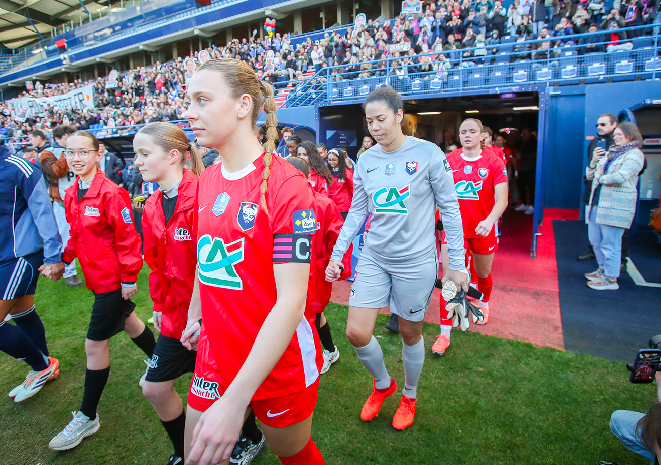 La formidable saison des partenaires de Morgane Hauvet (troisièmes de leur groupe de D3 et quart de finalistes de la Coupe de France) pourrait trouver un prolongement inattendu avec une accession en D2. ©Damien Deslandes