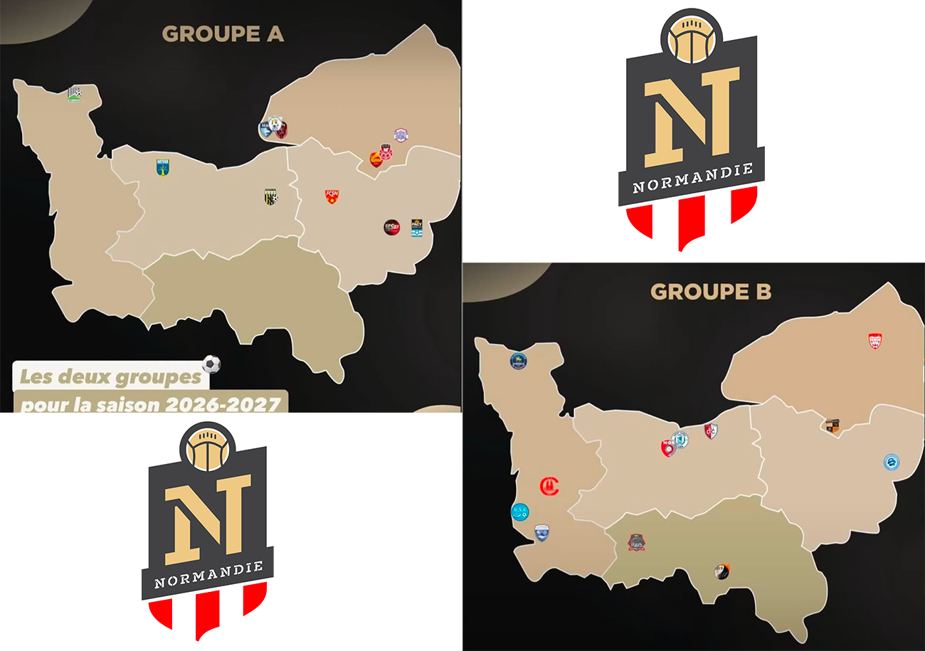 La répartition des 24 clubs engagés en R1 pour la saison 2026-2027.