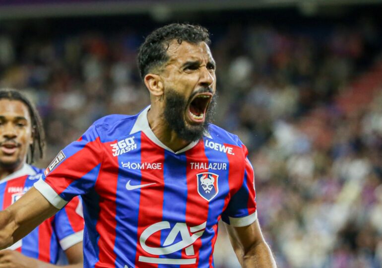 Après une prestation très compliquée, Fahd El Khoumisti a libéré le Stade Malherbe d’un bourbier dont on ne voyait pas comment il pouvait se sortir. ©Damien Deslandes