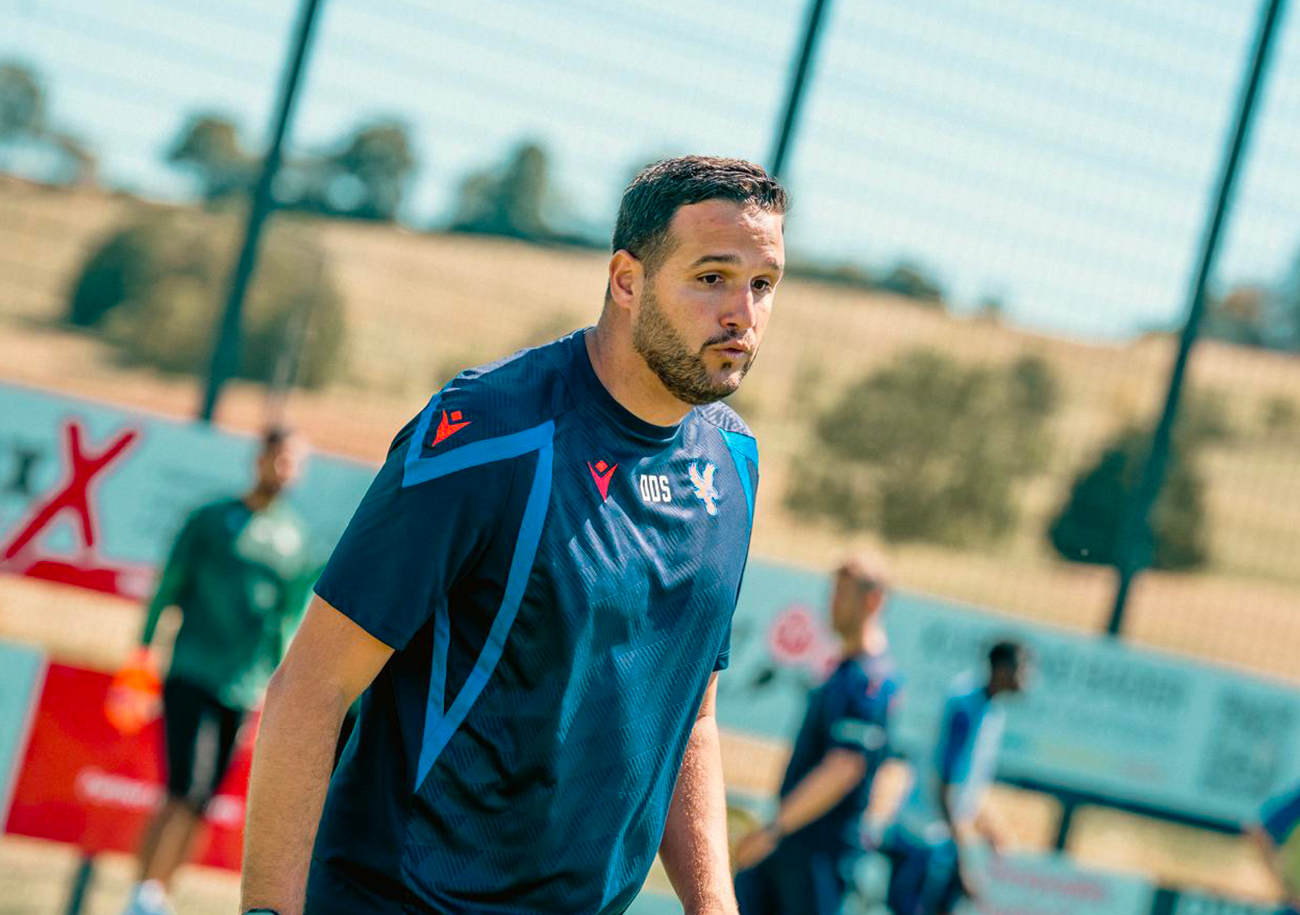 Lors de l'intersaison, Damien Della Santa a rejoint Pierre Sage à Crystal Palace ; un entraîneur avec qui il avait déjà collaboré à Lyon. ©Crystal Palace