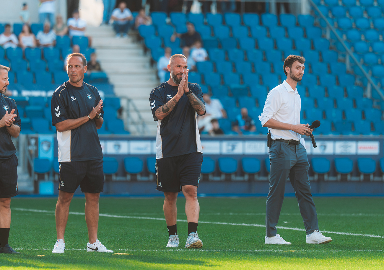 Pour clôturer la préparation du HAC, Didier Digard donnera 90' de temps de jeu à un maximum de joueurs lors de la double confrontation contre Le Mans FC (L1). ©Rémi Santerne