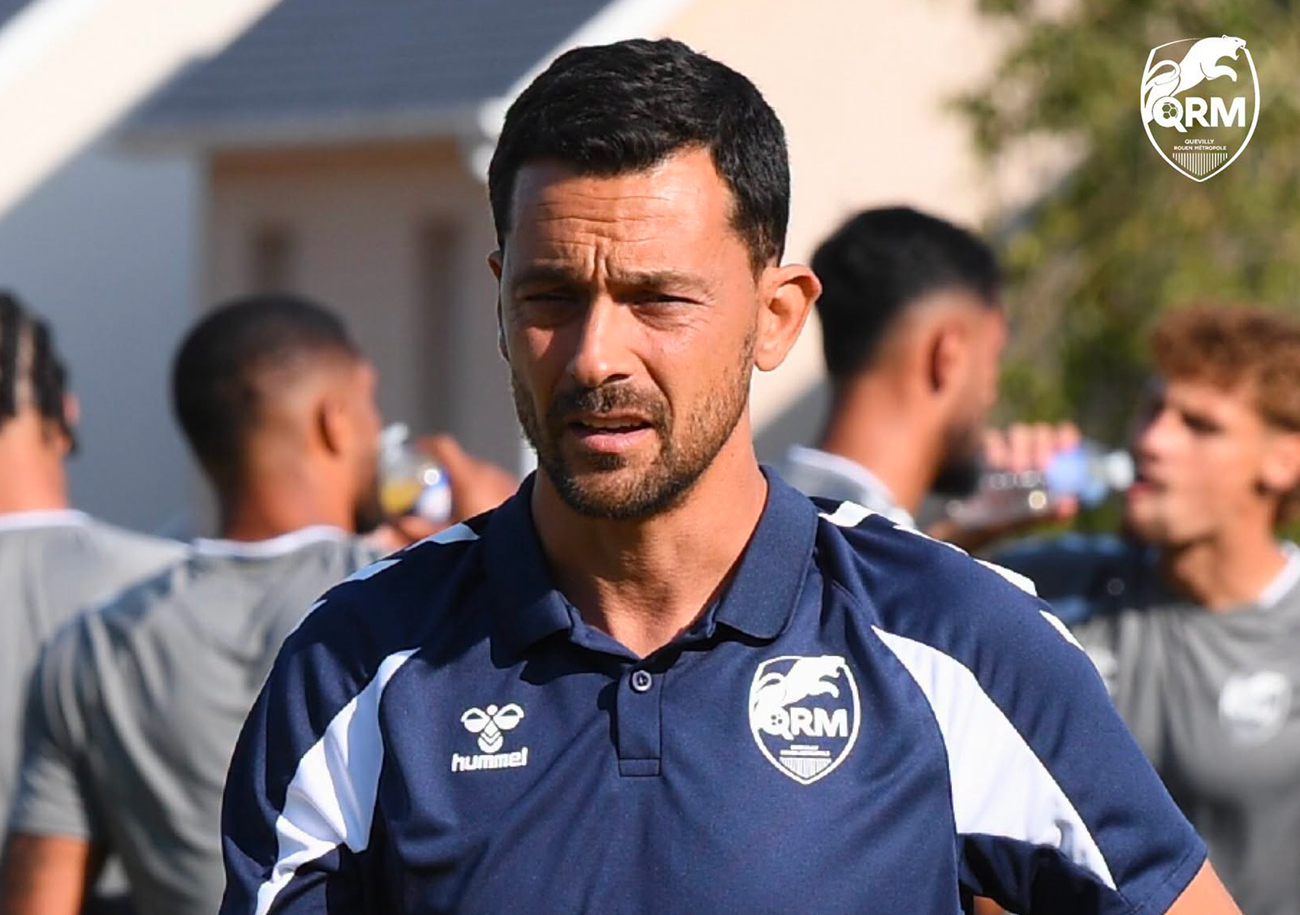 Pour le derby contre le FC Rouen, Gabriel Santos pourra compter sur les services de l'attaquant, Gabin Capuano, sa dernière recrue offensive. ©QRM