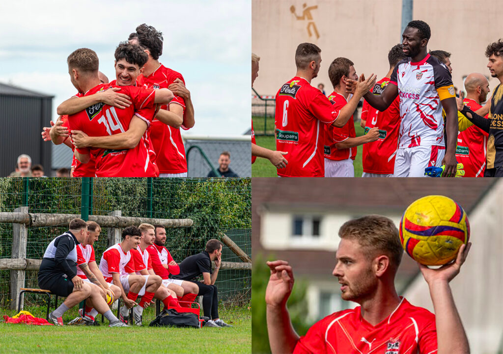 Grâce notamment l'ouverture du score de Lenny Guillou, Périers Sport Football (D2) a cru jusqu'au bout en la qualifications aux dépens de la JS Douvres (R3). ©Clémence David / LFN