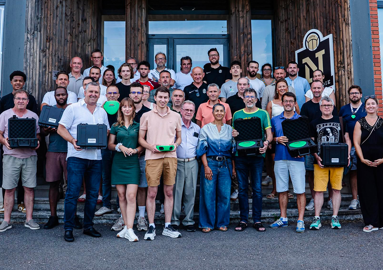 Tous les clubs de R1, masculin et féminin, ont été équipés d'une caméra VEO pour diffuser leur match sur la plateforme Delaunay +. ©LFN