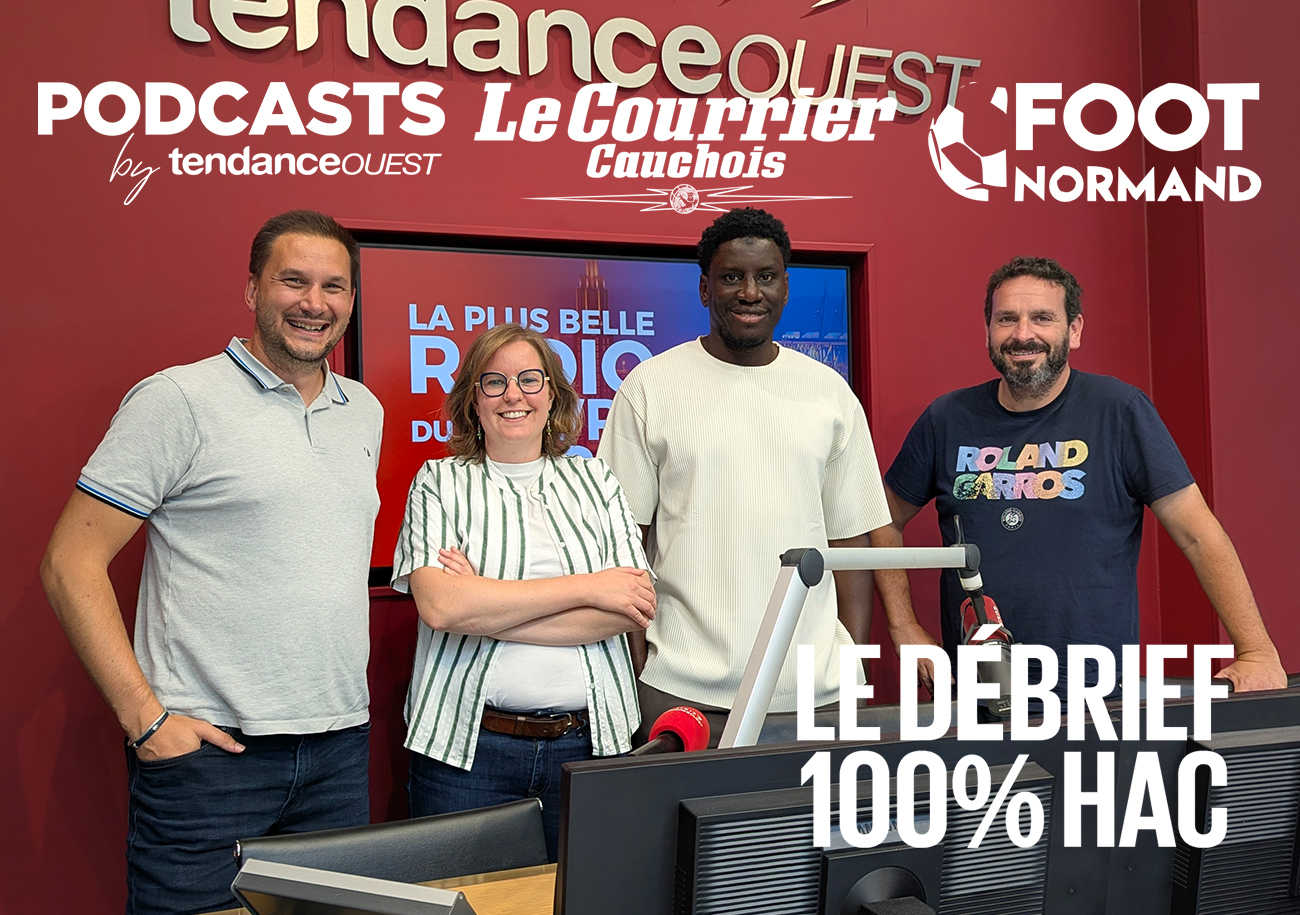 Demba Ba, directeur du football des « Ciel et Marine », est l'invité de Célia Caradec (Tendance Ouest), Luc Gallais (Le Courrier Cauchois) et Mathieu Billeaud (Foot Normand), pour le deuxième numéro du podcast HAC.