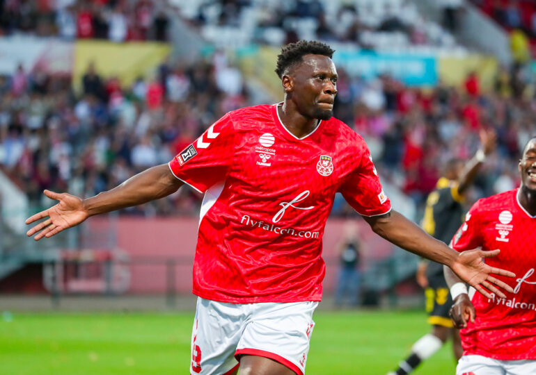 Avec cinq buts pour deux assists, Malik Tchokounté est le deuxième joueur de Ligue 3 le plus décisif depuis le début de la saison. ©Damien Deslandes
