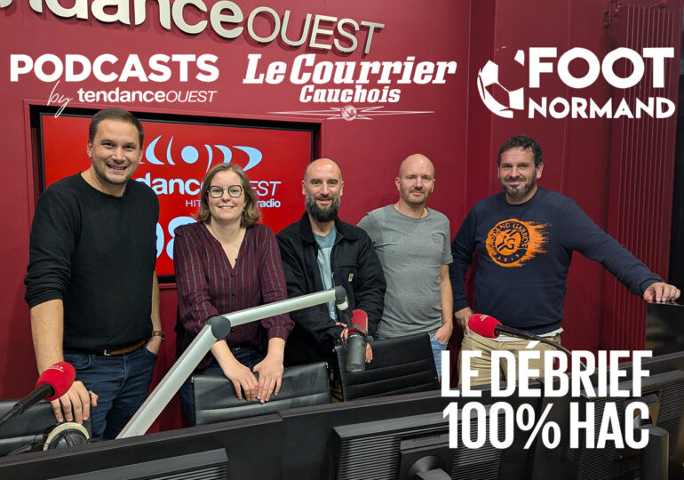 Membre du bureau et porte-parole de la Fédération des supporters du HAC, Florian Hedouin et Yann Simon sont les invités de Célia Caradec (Tendance Ouest), Luc Gallais (Le Courrier Cauchois) et Mathieu Billeaud (Foot Normand).